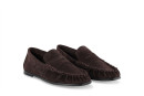 Лофери жіночі коричневі з натуральної замші (008986)