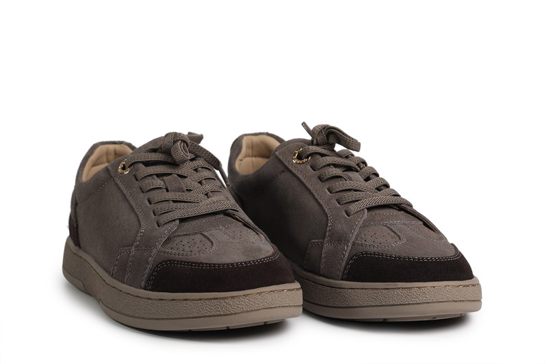 Кеди жіночі коричневі з натуральної замші (008791)