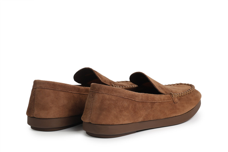 Лофери жіночі коричневі з натуральної замші (008788)