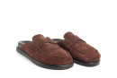Мюлі коричневі з натуральної замши (008799)