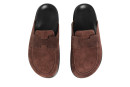 Мюлі коричневі з натуральної замши (008799)