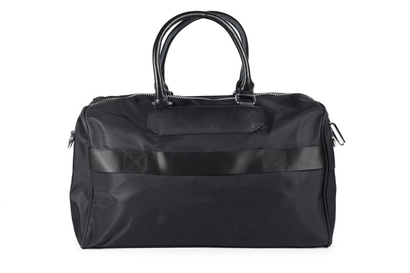 Сумка дорожня чорна з текстилю (008904)