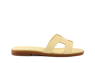 Шльопанці жіночі жовті (009080)