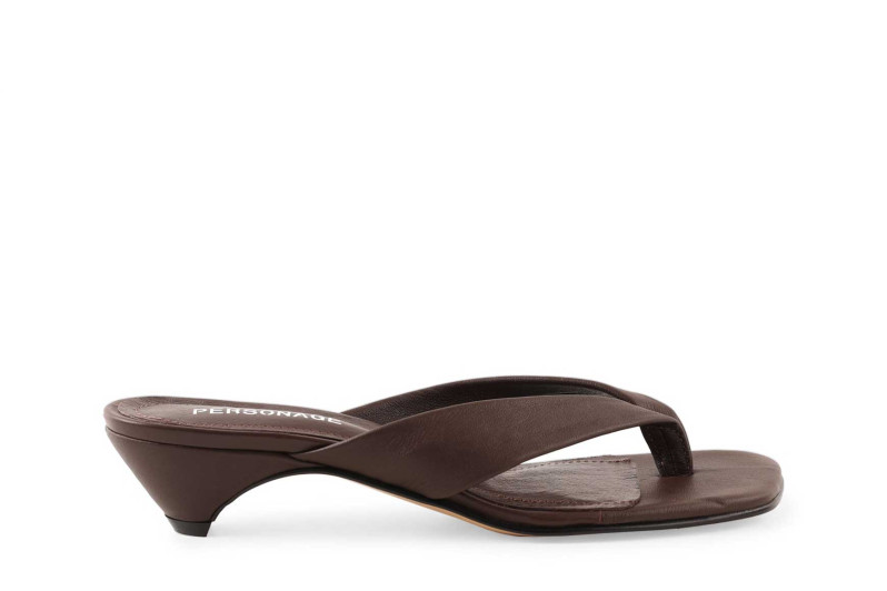 Мюлі коричневі з натуральної шкіри (009087)