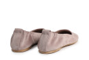 Балетки жіночі пудрові з натуральної замші (008877)