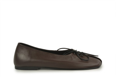 Балетки жіночі коричневі (008941)
