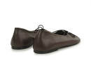 Балетки жіночі коричневі з натуральної шкіри (008941)