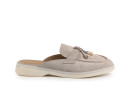 Мюлі бежеві з натуральної замши (008830)