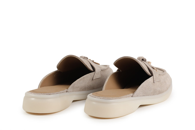 Мюлі бежеві з натуральної замши (008830)