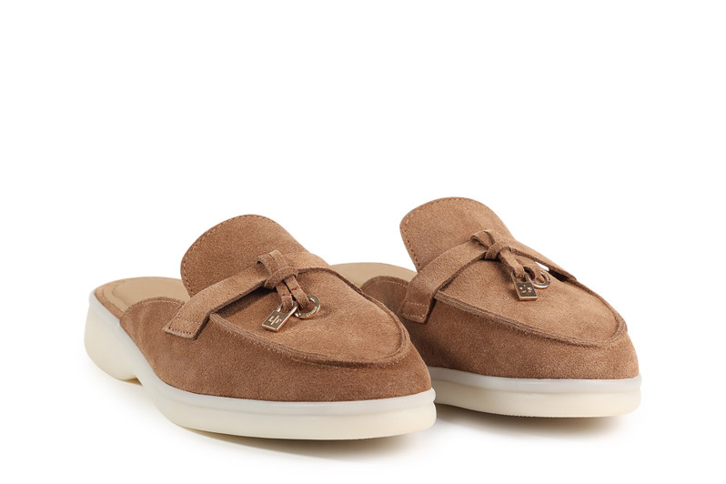 Мюлі коричневі з натуральної замши (008828)