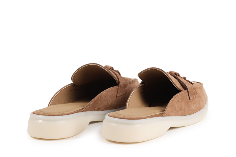 Мюлі коричневі з натуральної замши (008828)