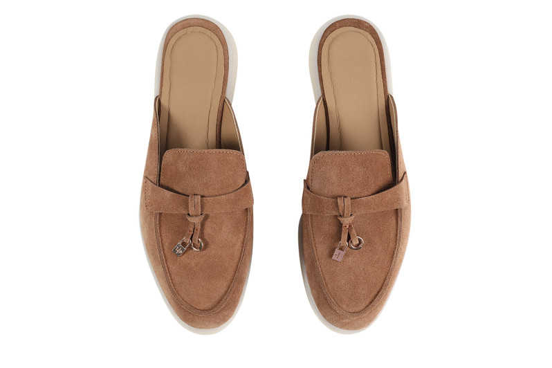 Мюлі коричневі з натуральної замши (008828)