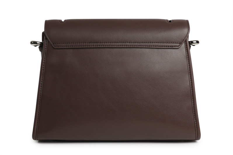 Сумка жіноча коричнева з натуральної шкіри, натуральної замши (008781)