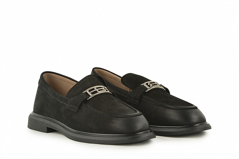 Лофери жіночі чорні з нубуку (008465) Лофери жіночі чорні з нубуку (008465)