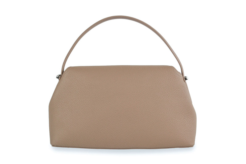 Сумка жіноча бежева з натуральної шкіри (009028)