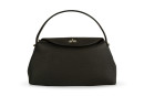 Сумка жіноча чорна з натуральної шкіри (009027)