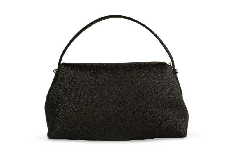 Сумка жіноча чорна з натуральної шкіри (009027)