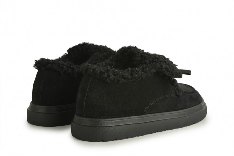 Черевики жіночі чорні з натуральної замші (008671) Черевики жіночі чорні з натуральної замші (008671)