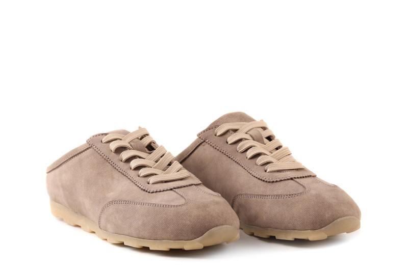 Мюлі сірі з натуральної замши (009086)