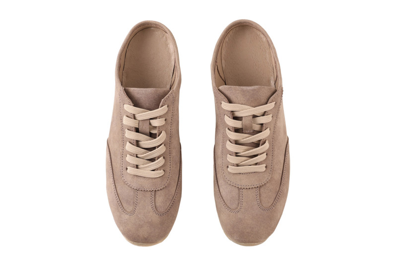 Мюлі сірі з натуральної замши (009086)