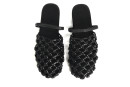 Мюлі чорні з натуральної шкіри (008945)