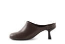 Мюлі коричневі з натуральної шкіри (009088)