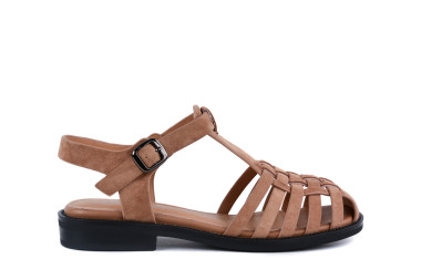 Босоніжки жіночі бежеві (009011)