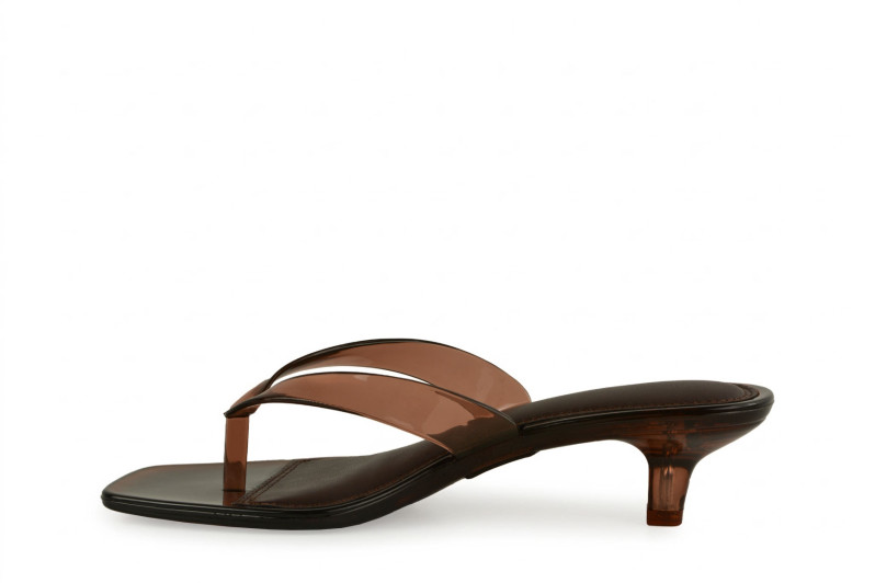 Мюлі коричневі з силікону (009063)