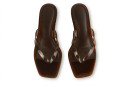 Мюлі коричневі з силікону (009063)