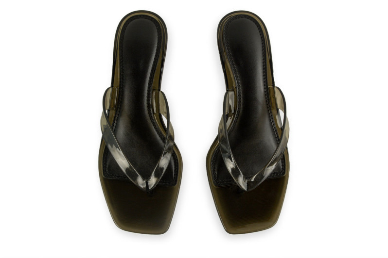 Мюлі чорні з силікону (009064)