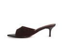 Мюлі коричневі з натуральної замши (008855)
