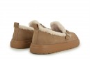Лофери жіночі бежеві з натуральної замші (008685)
