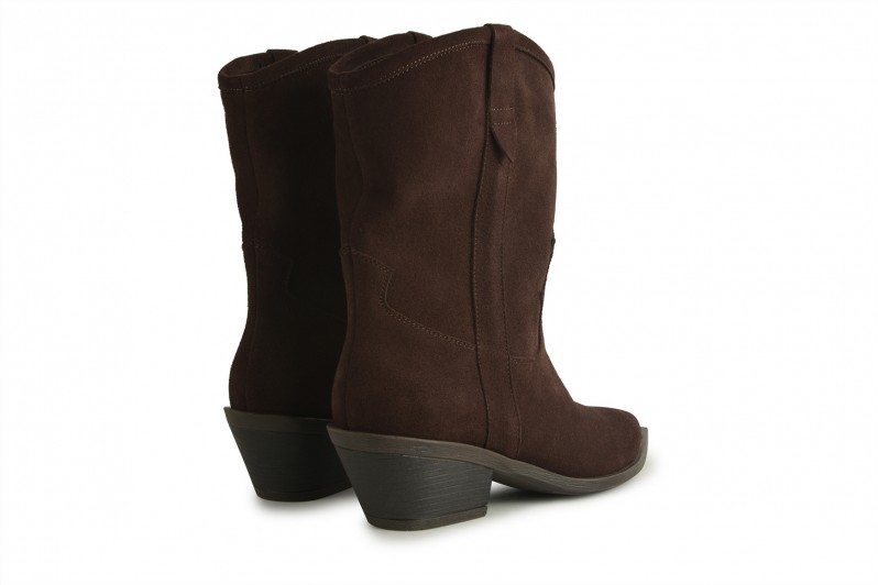 Козаки жіночі коричневі з натуральної замші (008652) Козаки жіночі коричневі з натуральної замші (008652)