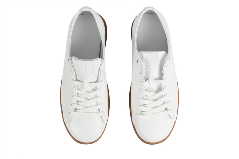 Кеди жіночі білі з натуральної шкіри (008911)