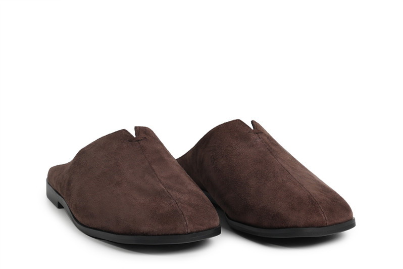 Мюлі коричневі з натуральної замши (008789)