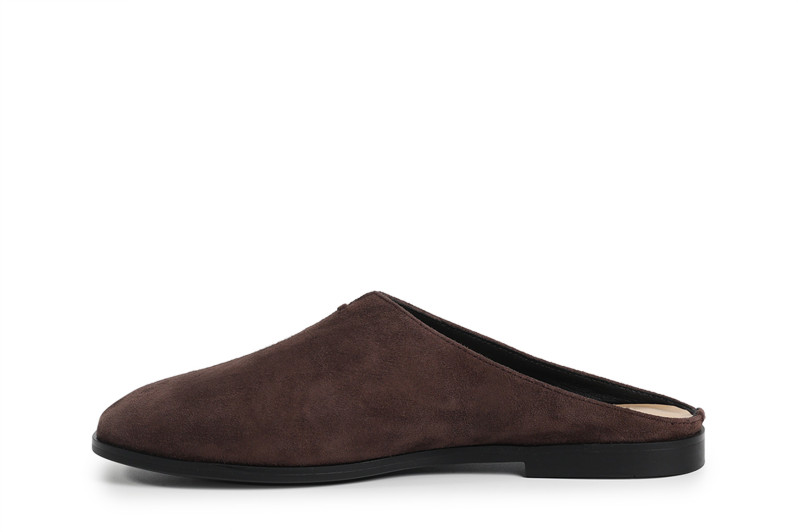 Мюлі коричневі з натуральної замши (008789)