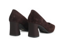 Туфлі жіночі коричневі з натуральної замши (008860)