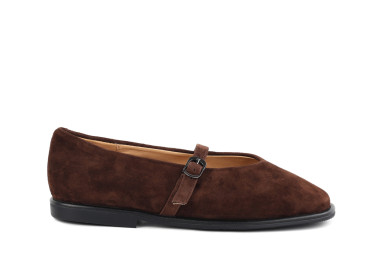 Балетки жіночі коричневі (008985)