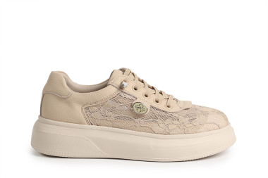 Кеди жіночі бежеві (008883)