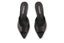 Мюлі чорні з натуральної шкіри (009078)