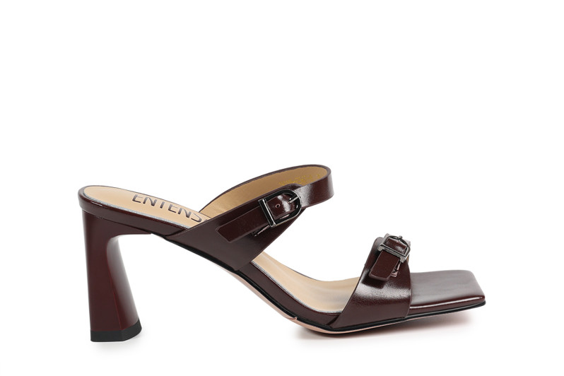 Мюлі коричневі з натуральної шкіри (008902)