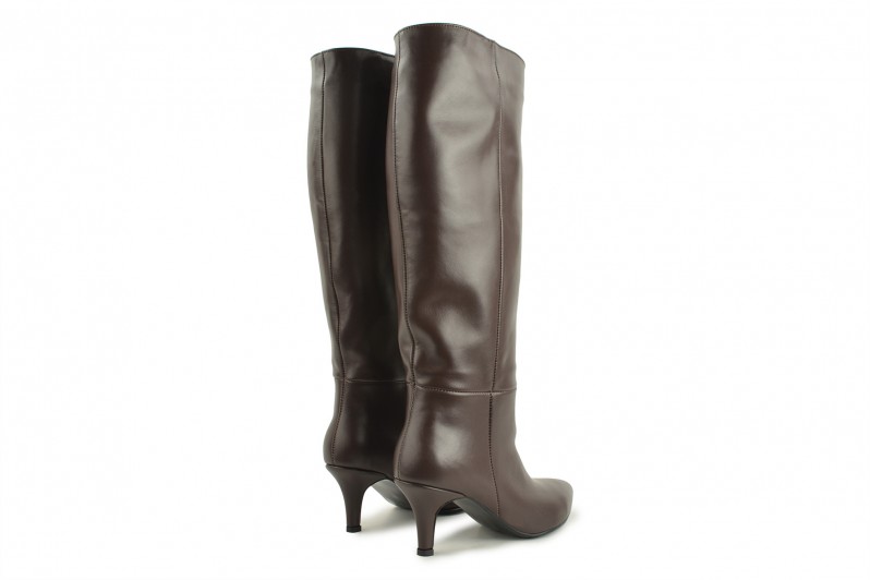 Чоботи жіночі коричневі з натуральної шкіри (008653) Чоботи жіночі коричневі з натуральної шкіри (008653)