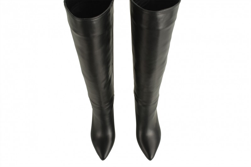 Чоботи жіночі чорні з натуральної шкіри (008654) Чоботи жіночі чорні з натуральної шкіри (008654)