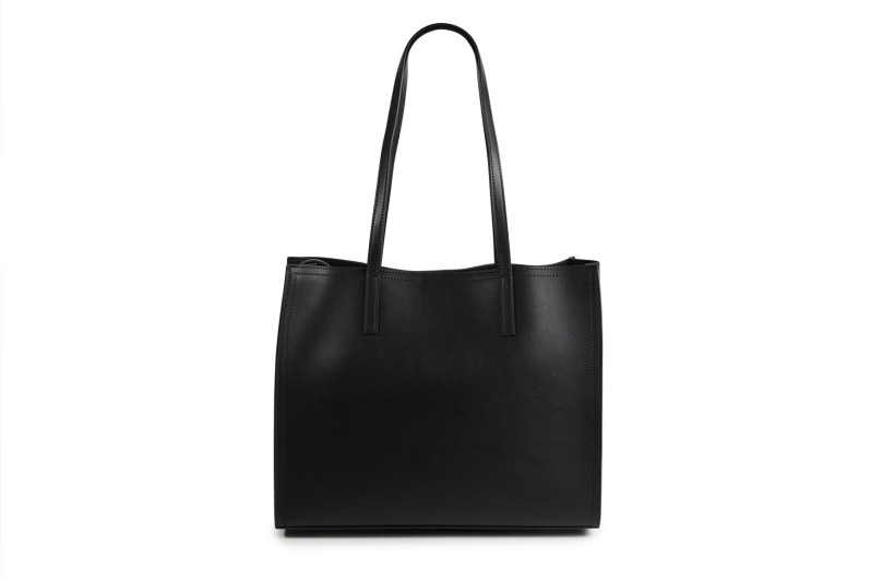 Сумка жіноча чорна з натуральної шкіри (008889)