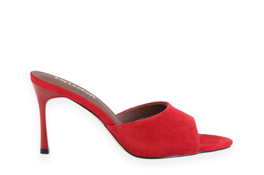 Мюлі червоні (008983)