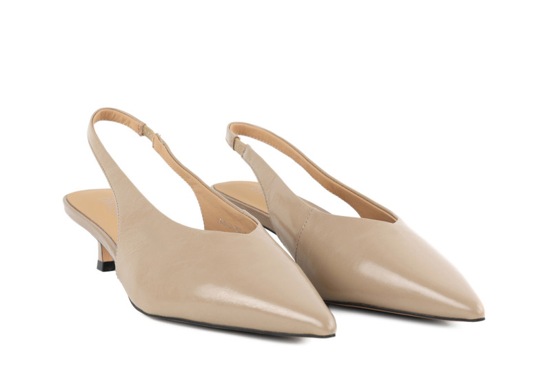 Туфлі жіночі бежеві з натуральної шкіри (008980)