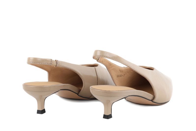 Туфлі жіночі бежеві з натуральної шкіри (008980)