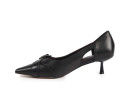 Туфлі жіночі чорні з натуральної шкіри (008768)