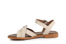 Босоніжки жіночі бежеві з натуральної шкіри (008898)