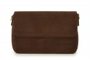 Сумка жіноча коричнева з натуральної замши (008488)